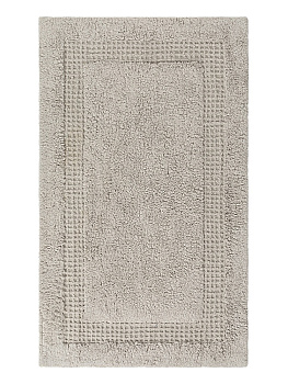 Коврик для ванной 60x100см DE'NASTIA Вафля серый хлопок 000000000001220597