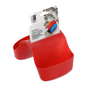 Оганайзер для раковины Saddle Umbra, красный 000000000001123367
