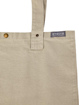 Сумка 38х44х22 DE'NASTIA Sea Salt Washed натуральный хлопок 000000000001225551