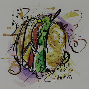 Разделочный мат ПП 24х33 см Бургер, F050086 000000000001188357