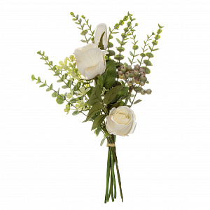 Цветок искусственный букет Ассоль 44,5см белый 000000000001218417