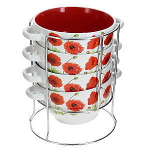 Набор бульонниц Wellberg, керамика, 5 предметов 000000000001172360