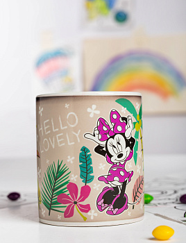 Термокружка 330мл DISNEY Минни Джунгли подарочная упаковка фарфор 000000000001207131