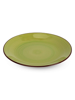 Тарелка обеденная 24см в ассортименте  керамика 000000000001225445