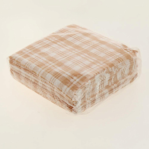 Салфетки 50листов Декор клетка 000000000001163278