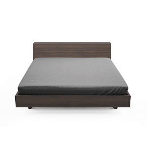 Простыня на резинке 140х200х25см LUCKY графит поплин хлопок 100% 000000000001221111