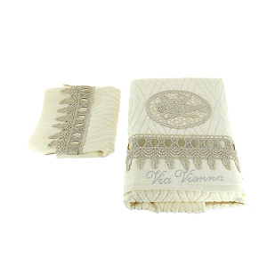 Набор полотенец Микелле-А Alma, 40x60 см, 60x110 см, 2 шт. 000000000001123536