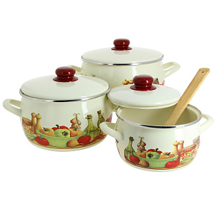 Набор посуды для приготовления 6 предметов Вилладжо 000000000001067069