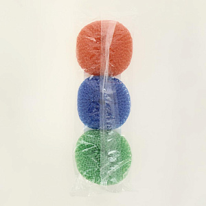 Мочалка 3шт CLEIN SET для мытья посуды 000000000001190823