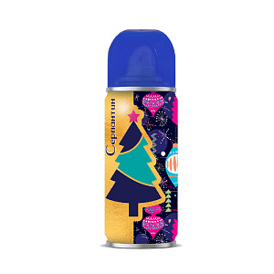 Синтетический серпантин Синий в спрее для новогоднего декорирования 5,2х17х5,2см 82801 000000000001201838