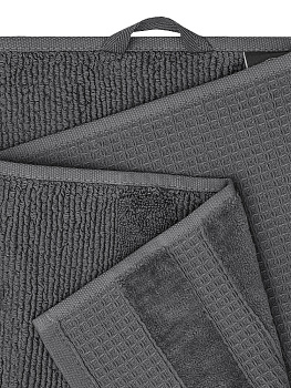 Полотенце 70x130см DE'NASTIA КРАФТ синий хлопок 100% 000000000001219509