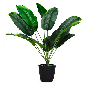 Цветок искусственный растение Банановое дерево 65см в горшке 000000000001218472
