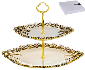 Этажерка-конфетница 2-х ярусная BALSFORD Home Art Club подарочная упаковка фарфор 000000000001197937