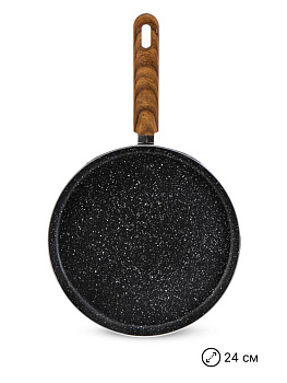 Сковорода блинная 24см LUCKY GRANITE индукция алюминий 000000000001219975