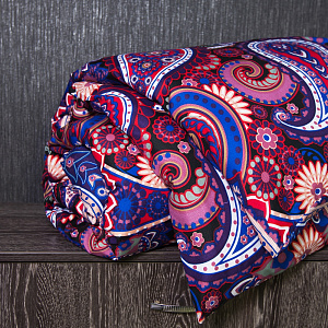 Комплект постельного белья 1,5спальный DE'NASTIA Восточные узоры микрофибра (70х70см-2шт) 100%Полиэстер C010400 000000000001118974