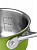 Ковш 1л ESPRADO Verde стеклянная крышка нержавеющая сталь 000000000001159910