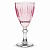 Кубок  для вина 300мл розовый стекло 000000000001218741