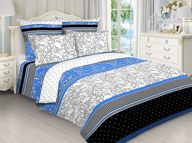 Комплект постельного белья 2-спальный BELLA ROSSA рис4616/2 поплин хлопок 100% 000000000001207234
