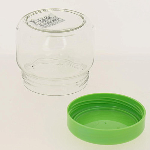 Банка для хранения 350 мл зеленая крышка 120-13100 000000000001182801