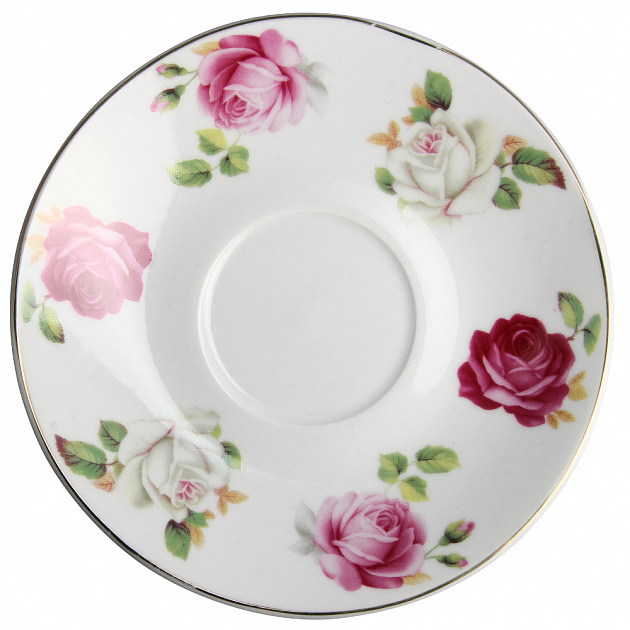 Чайный набор Розовый букет Интер Керамикс, 14 предметов 000000000001124696