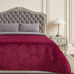 Покрывало Этель "Ренессанс" Вишневый сад 240х210±5см, пл.300г/м2, бархат, 100% полиэстер 4301628 000000000001200119