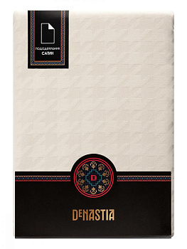 Пододеяльник 175x210см DE'NASTIA Гусиная лапка св.серый жаккард сатин хлопок 000000000001217234