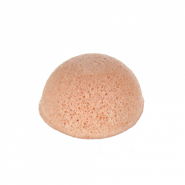 Воздушный спонж для лица с розовой глиной The Konjac Sponge company 000000000001127424