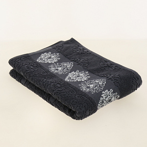 Полотенце махровое Privilea 70*140,100%хл.пл480г/м,10С12 Барокко/серый.Беларусь 000000000001188864