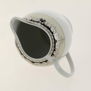 Н-р п 21пр,6чаш220+6блюд+сах-ца+мол-к+6тарелок200мм,синий в золоте106-03002 000000000001180700