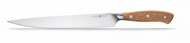 Нож для мяса APOLLO "Relicto".  Изготовлен из: лезвие -нержавеющая сталь 3Cr14SS,рукоятка - древесина дуба. Длина лезвия 25 см. RLC- 000000000001190001
