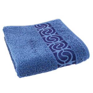 Полотенце 50х90см CLEANELLY BASIC Колоннэ махровое плотность 460гр/м синий 100% хлопок ПЦ2601-4538,19-4048 000000000001205522