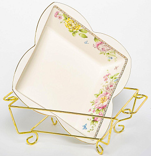 Салатник глубокий 1,9л 260мм BALSFORD МЭРИДИТ на металлической стойке ПУ фарфор 000000000001206180