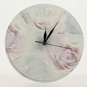 Часы Розы нежные СО1-19  Состав: Стекло 000000000001196427