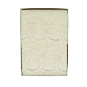 Набор полотенец Дженнифер-РБ Renato Balestra, 40x60 см, 60x110 см, 2 шт. 000000000001123556