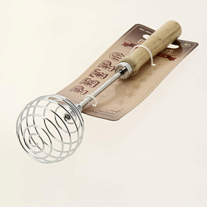 Венчик МУЛЬТИДОМ Ретро нержавеющая сталь дерево 000000000001203511