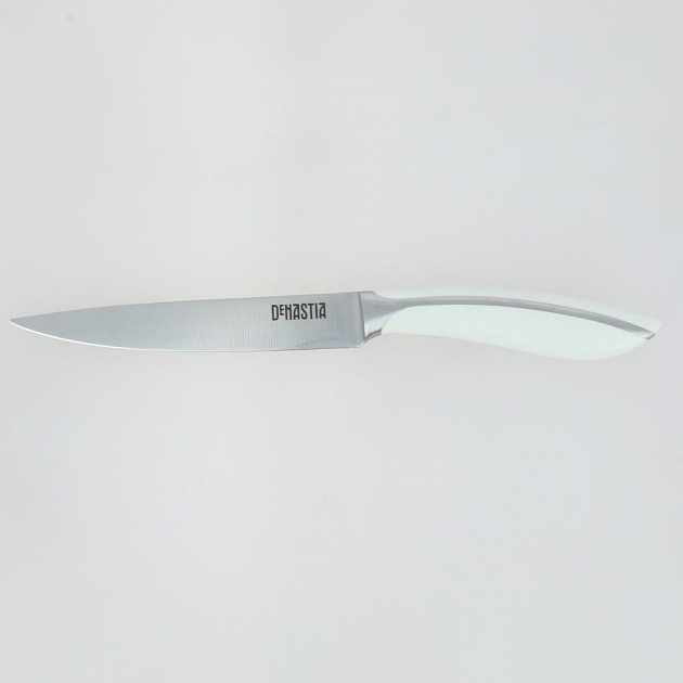 Нож универсальный 13см DE'NASTIA белая ручка нержавеющая сталь/пластик 000000000001210805