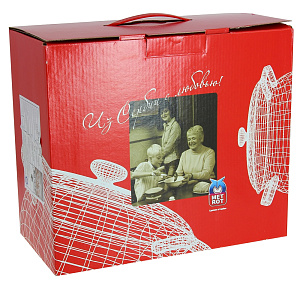 Кастрюля 5,3л Хлеб металлическая крышка 000000000001084086