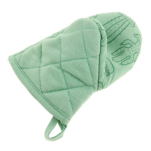 Руковица для кухни DE'NASTIA Кактусы зеленый 100%Хлопок K00012 000000000001167275