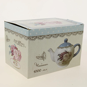 Чайник 1000 подарочная упаковка Букет доломит ZFC047-37 000000000001196883