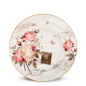 Тарелка десертная 20см ROSE фарфор DGY30-503-2RZ 000000000001221253
