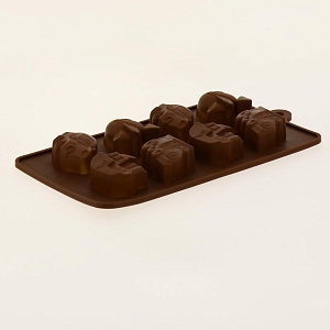 Форма для шоколадных конфет  "Транспорт" VL80-328. Изготовлено из силикона. 000000000001190160