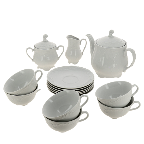 Сервиз чайный 15 предметов CMIELOW Rococo фарфор 000000000001172704