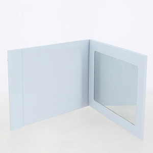 Зеркало косметическое 10,5х16,5см стекло/картон 000000000001209153