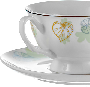 Пара чайная 230мл/15см ESPRADO Botanica костяной фарфор 000000000001187335