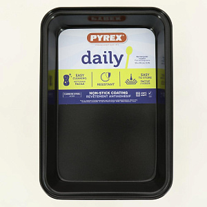 Форма для запекания 30х20см PYREX DAILY METAL высокоуглеродистая сталь Форма для запекания 30х20см PYREX DAILY METAL высокоуглеродистая сталь 000000000001209845