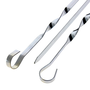 Набор плоских шампуров Мастергриль Matissa, 45 см, 10 шт. 000000000001038662