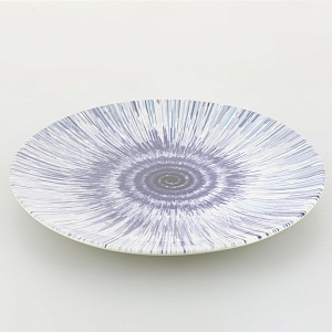 Тарелка обеденная 26см LUCKY Спираль керамика 000000000001208763