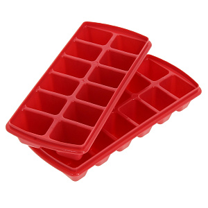 Набор формочек для льда 12 ячеек 2шт натуральный PLAST TEAM PT1809НАТ-12PN 000000000001001930