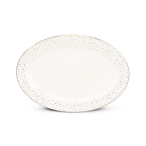 Набор столовой посуды 24 предмета DROPS (десертная 19см-6шт/обеденная 27см-6шт/суповая 23см-6шт/блюдо овальное 30см-1шт/салатник 20см-1шт) фарфор 000000000001219751