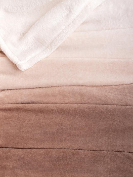 Плед 200x220см LUCKY Градиент бежевый полиэстер 000000000001200000